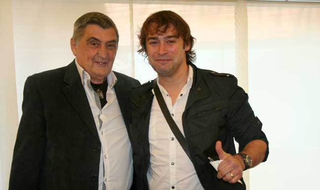 Pere Sáinz (Productos Flower) y Joan María Vidal (Grup La Rasa)