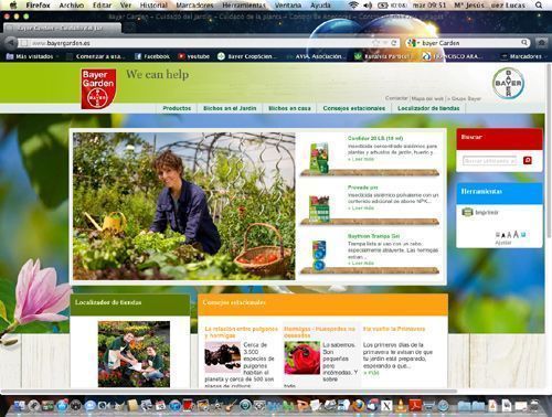 Nueva web de Bayer Garden